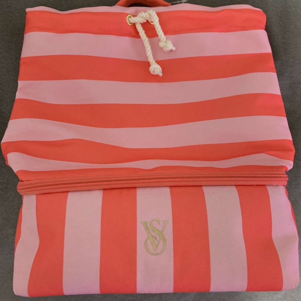 Victoria's Secret Pink and Coral Cooler Backpack